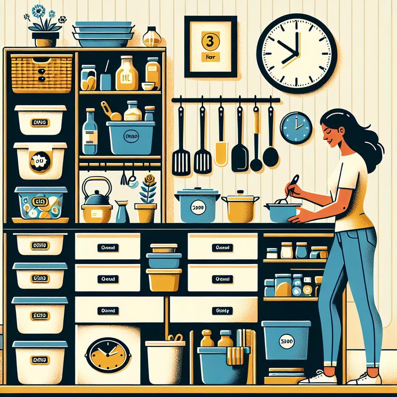 organizzare-cucina-velocemente Sistema la cucina in 3 ore: guida organizzazione pratica