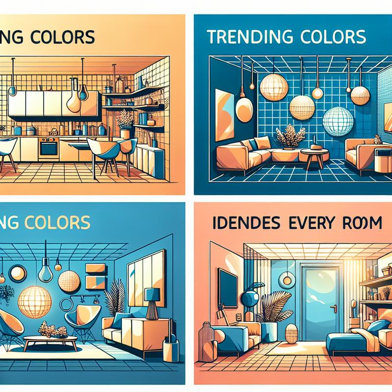 Colori di tendenza nel 2025: idee per ogni stanza