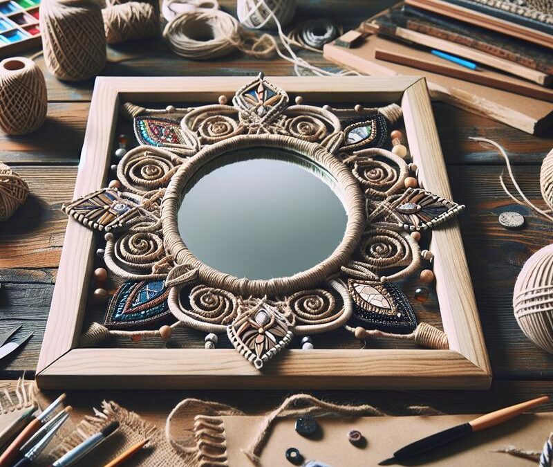 Specchi decorativi: crea il tuo con materiali economici